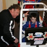Gappens Dream Racer Jerry Gappens from New Hampshire Motor Speedway demonstrates one of the Dream Racers Wednesday