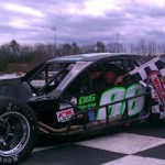 Keith Rocco celebrates in victory lane Sunday at Thompson Speedway (Photo: NASCAR)